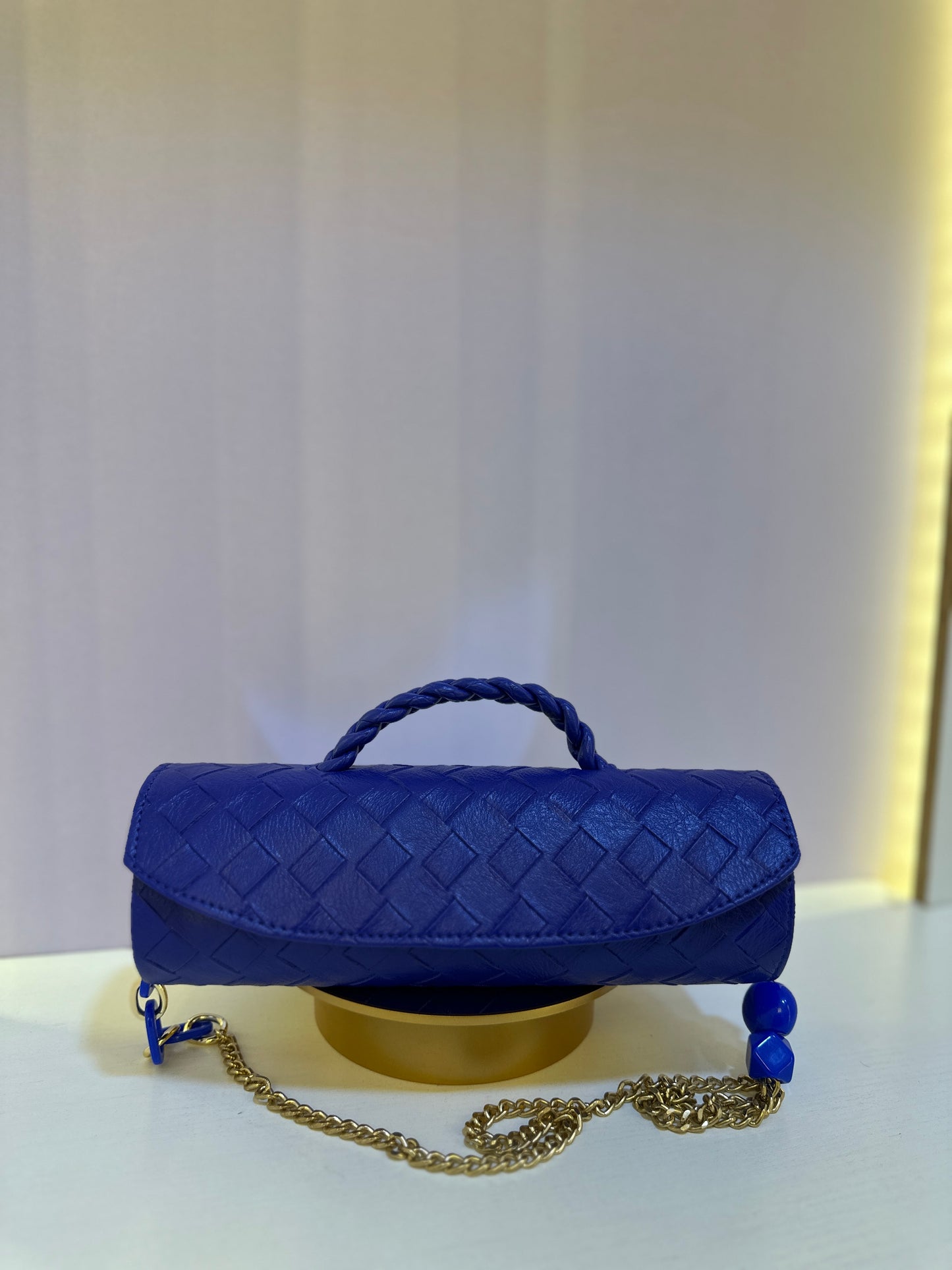 Blue Cylinder Bag - Jola