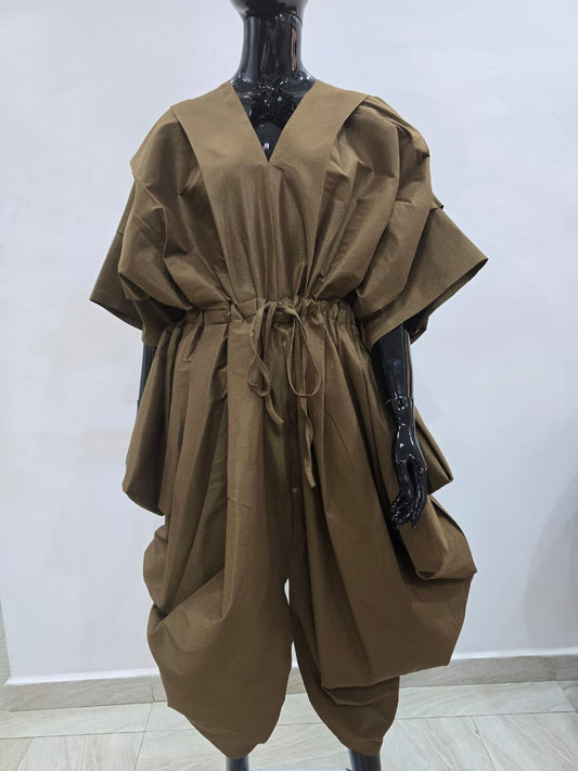 Owambe Dress (Brown)