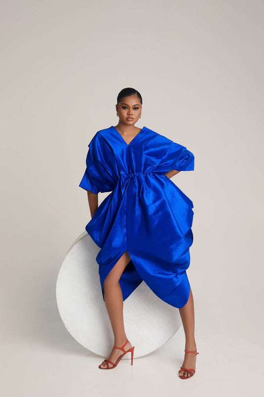 OWAMBE DRESS (ROYAL BLUE)
