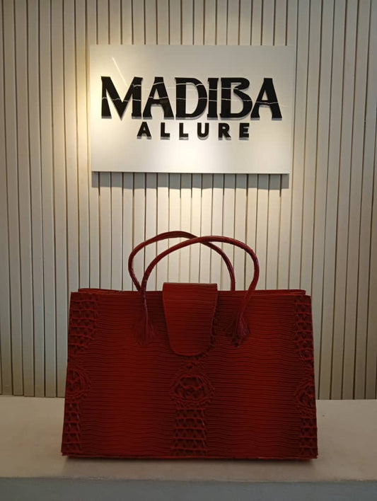 The Scarlet Croc Luxe Leather Bag