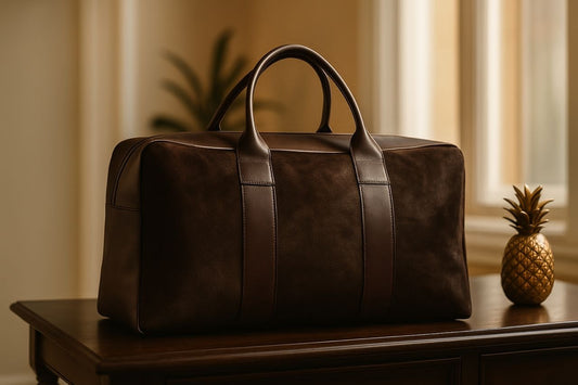 The Mahogany Duffle Leather Bag (Travel Bag)