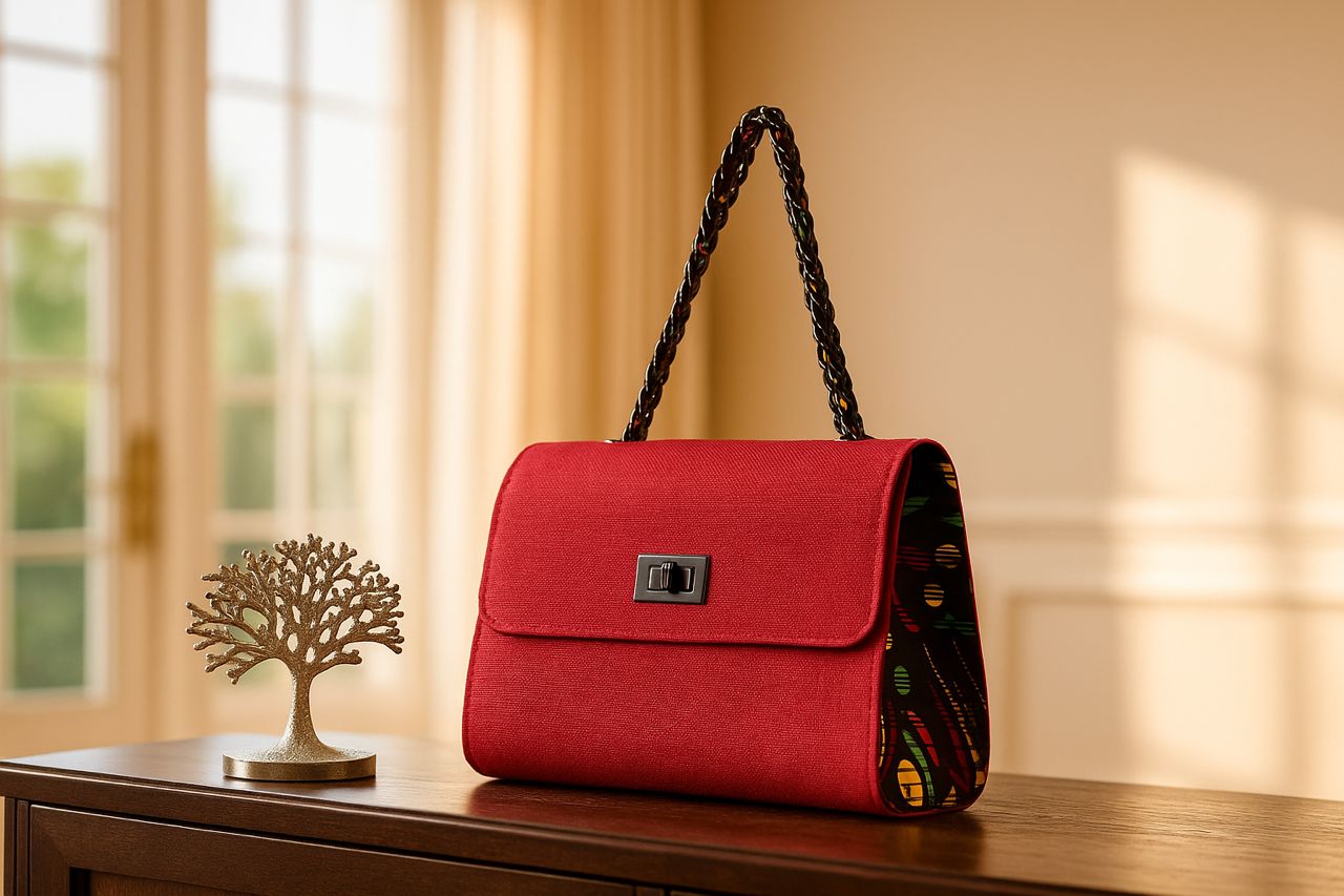 The Ruby Print Hand bag