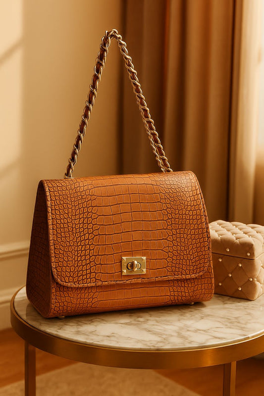 The Amber Leather Handbag