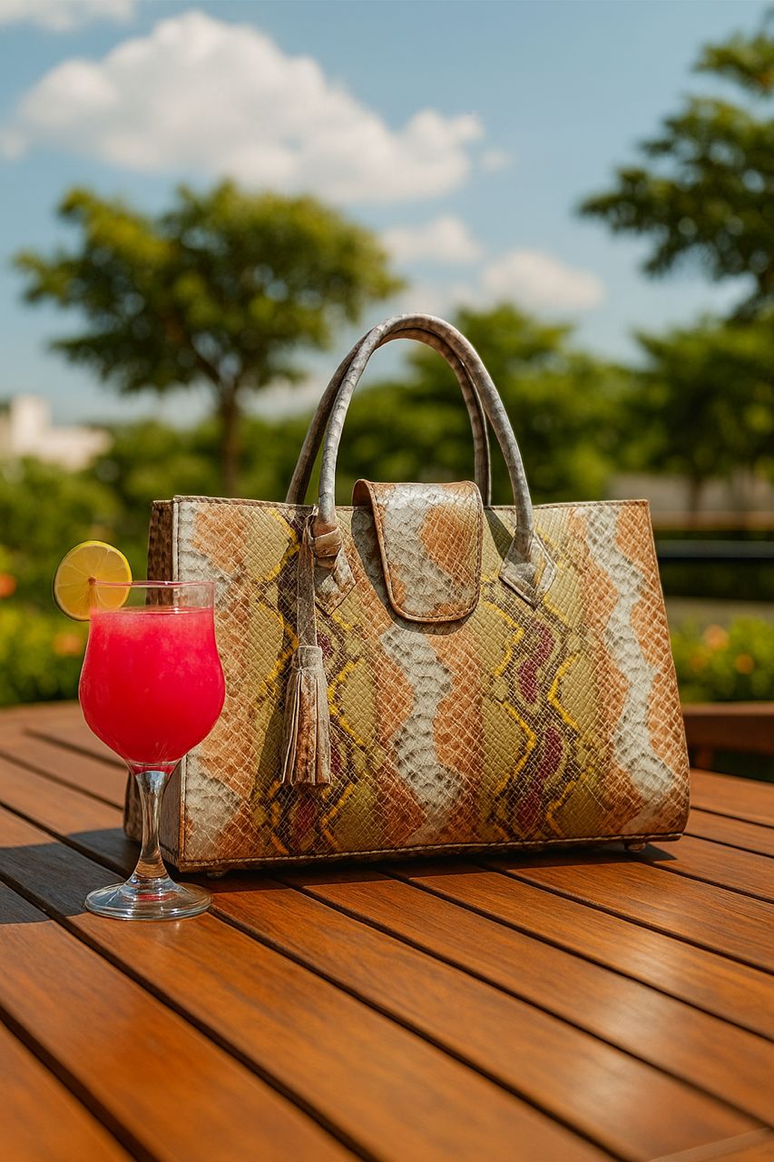 The Amber Flair Leather Bag