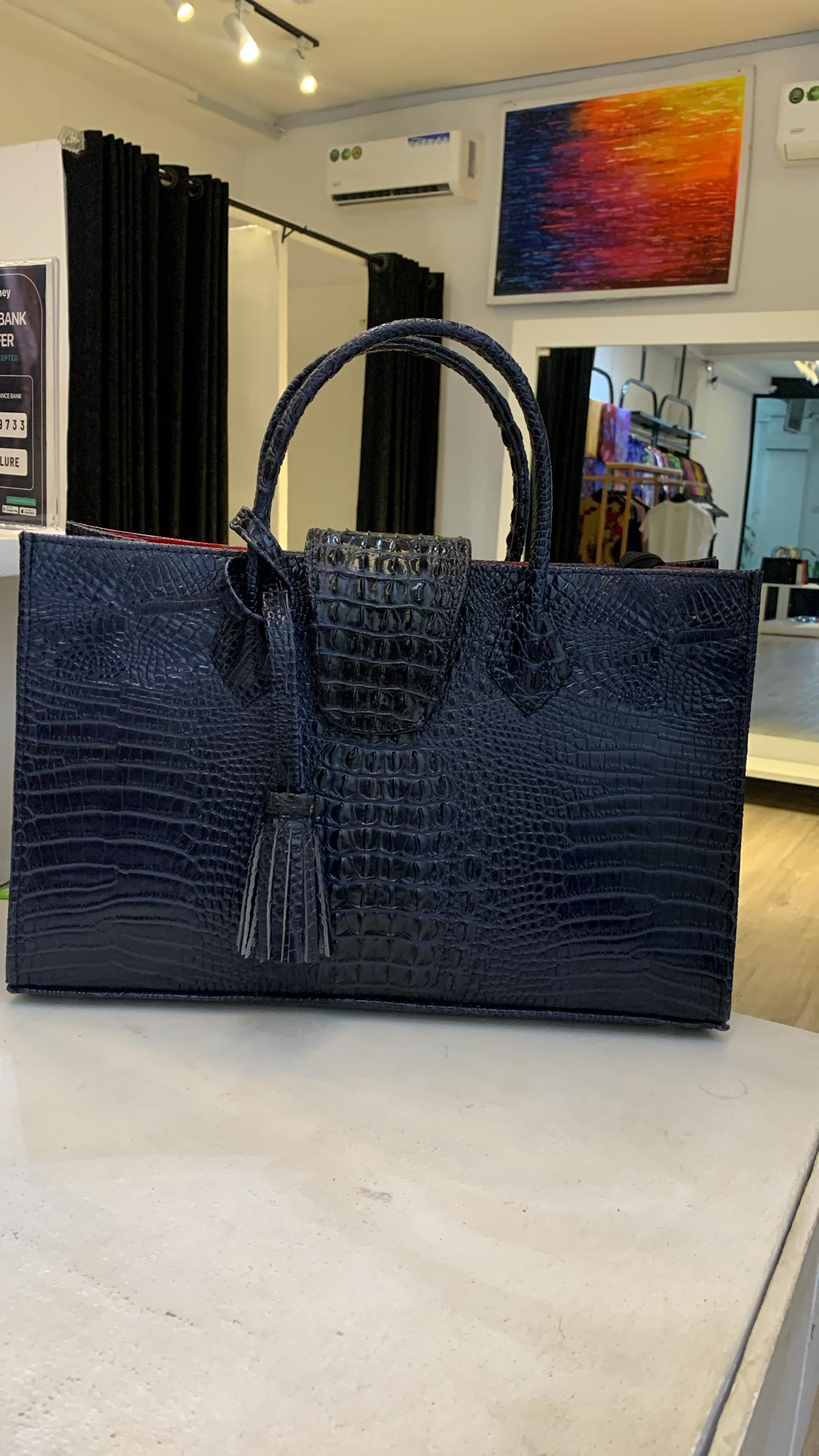 The Sapphire Leather Bag