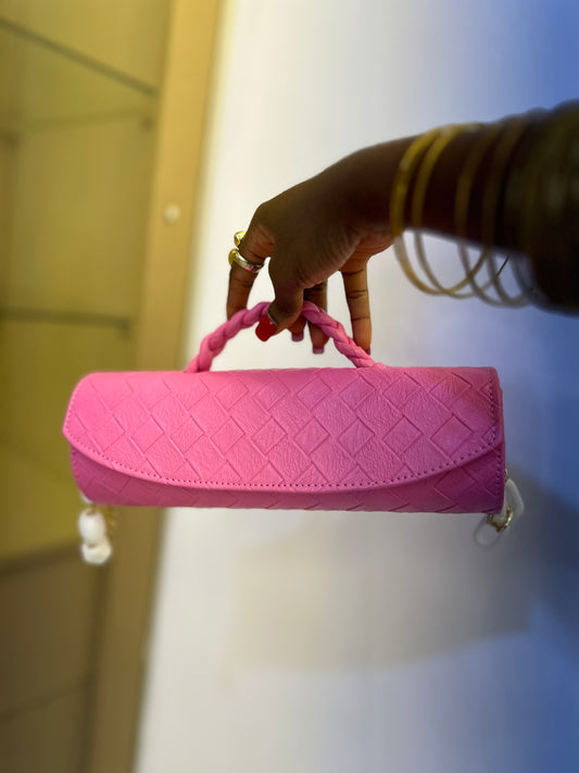 Pink Cylinder Bag - Derin