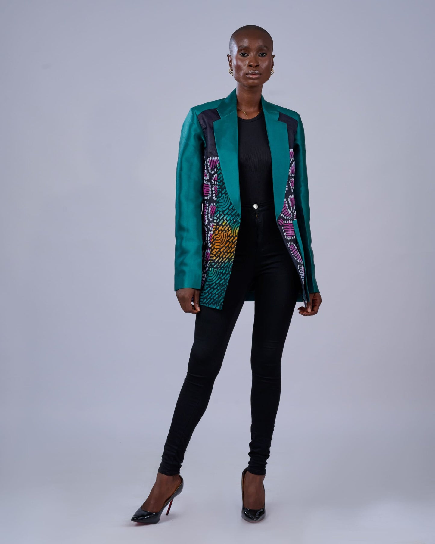 Serwaa Patchwork Jacket (Green)