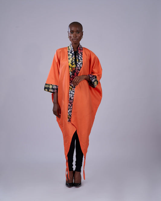 Adjoa Kimono (Orange)