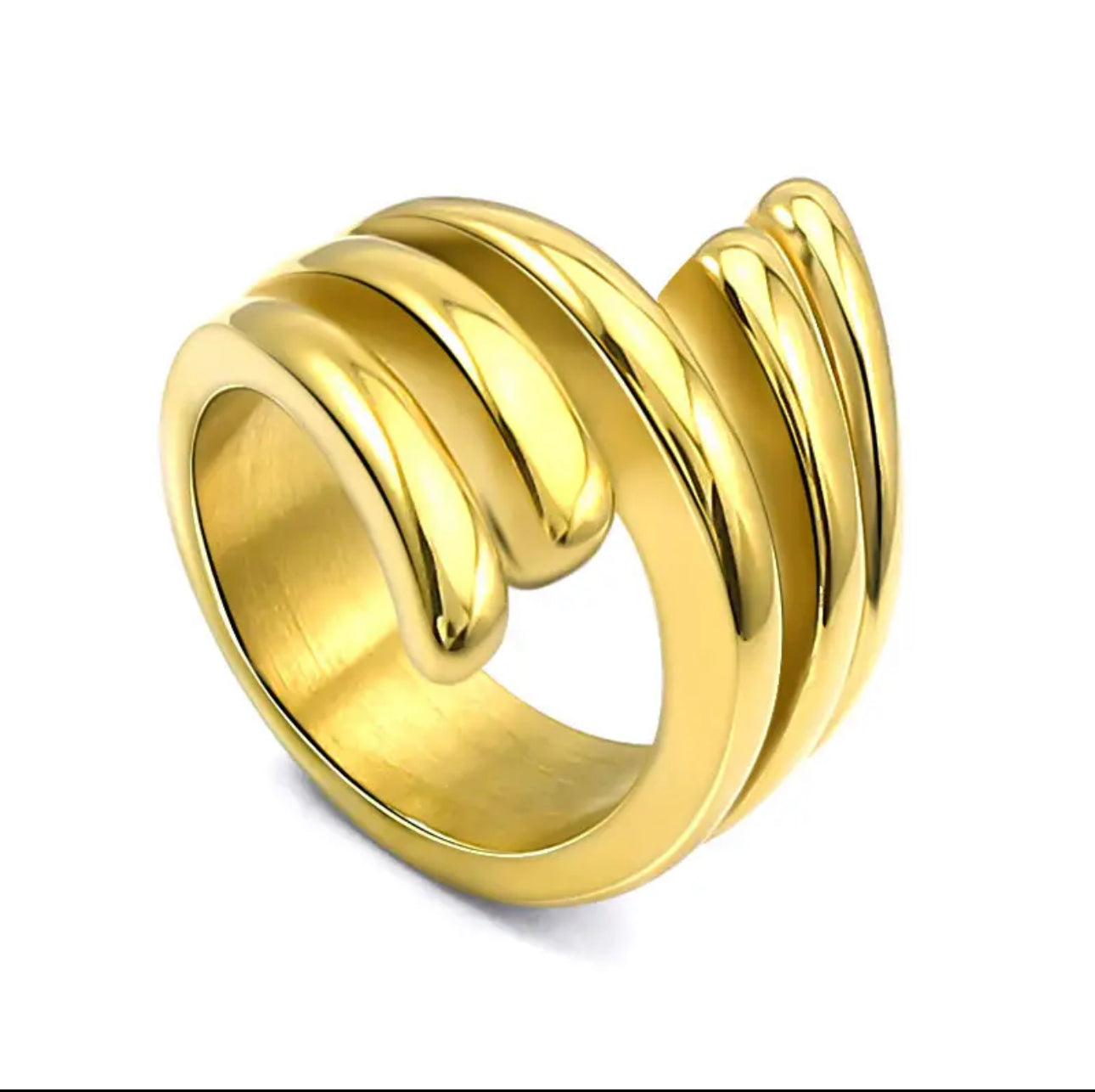 Gold layered ring