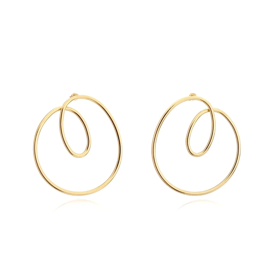 Meezy Abstract Statement Earrings