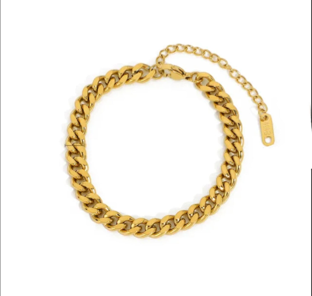 Cuban Link Bracelet (gold)